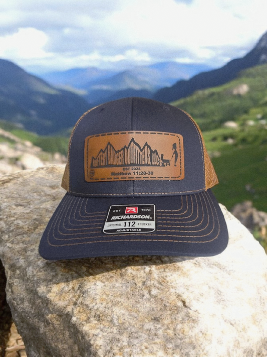 Leather Patch Trucker Hat